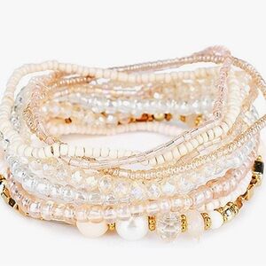 Beaded bracelet stack